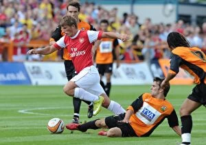 Images Dated 17th July 2010: Arsenal's Andrey Arshavin Shines in 4-0 Pre-Season Victory over Barnet's Ricky Holmes