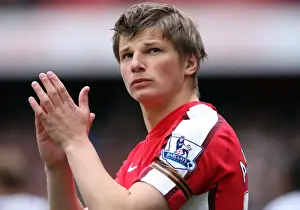 Arsenal V Fulham 2009-10 Prints: Arsenal's Andrey Arshavin Shines in 4-0 Victory over Fulham