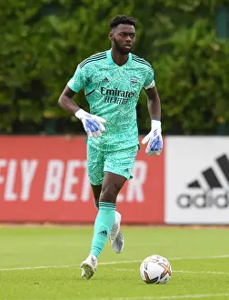 Arsenal's Arthur Okonkwo in Pre-Season Action Against Ipswich Town