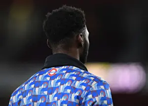 Arsenal V Liverpool Carabao Cup 2021-22 Prints: Arsenal's Arthur Okonkwo Prepares for Carabao Cup Showdown Against Liverpool