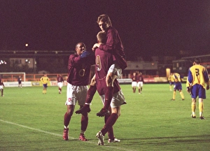 Arsenal Res V Southampton Res 2005-6 Prints: Arsenal's Arturo Lupoli, Nicklas Bendtner