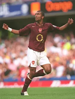 Chelsea V Arsenal 2005-06 Prints: Arsenal's Ashley Cole Shines in Defensive Victory: Chelsea 0-1 FA Premier League (2005)