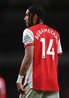 Arsenal V Crystal Palace 2021-22 Prints: Arsenal's Aubameyang in Action: Arsenal vs. Crystal Palace (2021-22)