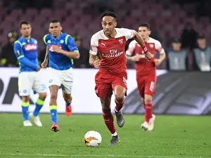 Arsenal's Aubameyang in Action: Napoli's Europa League Quarterfinal (2019)