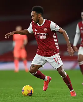 Arsenal V Southampton 2020-21 Prints: Arsenal's Aubameyang in Action against Southampton (Premier League 2020-21)