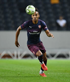 Arsenal v SS Lazio 2018-19 Collection: Arsenal's Aubameyang in Action Against SS Lazio (2018)