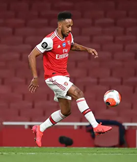 Arsenal's Aubameyang Faces Liverpool in Empty Emirates Stadium (2019-20)