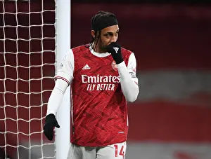 Arsenal's Aubameyang Faces Liverpool in Empty Emirates Stadium, Premier League 2021