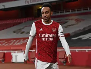 Arsenal's Aubameyang Faces Manchester City in Empty Emirates Stadium, Premier League 2021