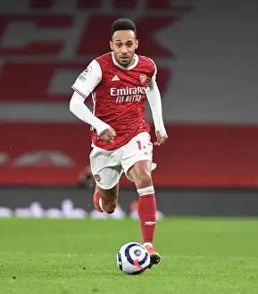 Arsenal's Aubameyang Faces Manchester City in Empty Emirates Stadium - Premier League 2021