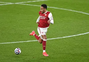 Arsenal's Aubameyang Faces Manchester City in Empty Emirates Stadium - Premier League 2021