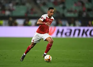 Arsenal V Chelsea Europa League Cup Final 2019 Prints: Arsenal's Aubameyang Faces Off Against Chelsea in Europa League Final Showdown