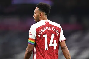Tottenham Hotspur V Arsenal 2020-21 Prints: Arsenal's Aubameyang Faces Off Against Tottenham in Premier League Clash (December 2020)