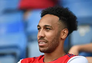 Glasgow Rangers V Arsenal 2021-22 Prints: Arsenal's Aubameyang Faces Rangers in Glasgow Pre-Season Clash