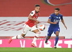 Arsenal's Aubameyang Goes Head-to-Head with Leicester City in Premier League Clash