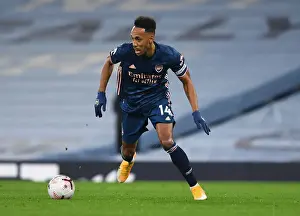 Arsenal's Aubameyang Goes Head-to-Head with Manchester City in Premier League Battle (2020-21)