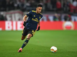 Olympiacos V Arsenal 2019-20 Prints: Arsenal's Aubameyang Goes Head-to-Head with Olympiacos in Europa League Showdown