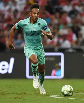Arsenal's Aubameyang Goes Head-to-Head Against Paris Saint-Germain in International Champions Cup 2018