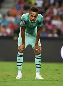 Arsenal's Aubameyang Goes Head-to-Head Against PSG in 2018 International Champions Cup