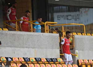 Arsenal's Aubameyang Leads Team Out vs. Wolverhampton Wanderers (2019-2020)