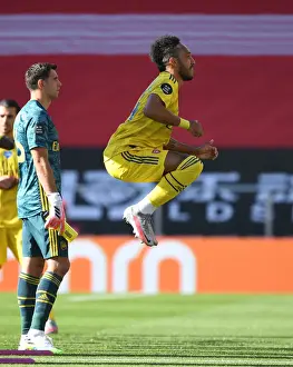 Southampton V Arsenal 2019-20 Prints: Arsenal's Aubameyang and Martinez Prepare for Southampton Clash (Premier League 2019-20)