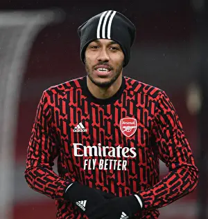 Arsenal's Aubameyang Prepares for Palace Clash in Empty Emirates Stadium (2021)