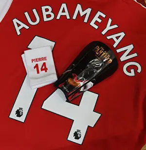 Arsenal V Tottenham Hotspur 2019-20 Prints: Arsenal's Aubameyang Readies for Arsenal v Tottenham Showdown