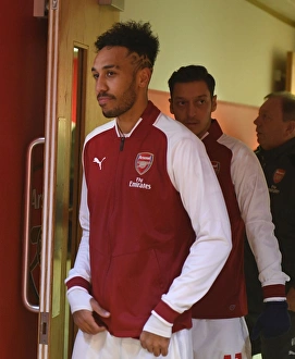 Arsenal's Aubameyang Readies for Arsenal vs. Everton Showdown