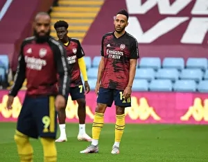 Aston Villa V Arsenal 2019-20 Prints: Arsenal's Aubameyang Ready for Aston Villa Clash in Premier League (2019-20)