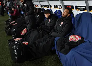 BATE Borisov V Arsenal 2018-19 Prints: Arsenal's Aubameyang Ready: BATE Borisov vs Arsenal