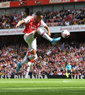 Arsenal V Burnley 2019-20 Prints: Arsenal's Aubameyang Scores Brace: Arsenal FC vs Burnley Premier League (2019-20)