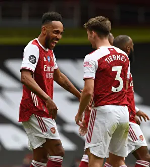 Arsenal's Aubameyang Scores Brace: Gunners Secure Victory over Watford in Premier League Clash (2019-20)