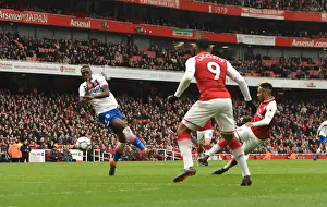 Arsenal V Stoke City 2017-18 Prints: Arsenal's Aubameyang Scores Brace in Premier League Win over Stoke City