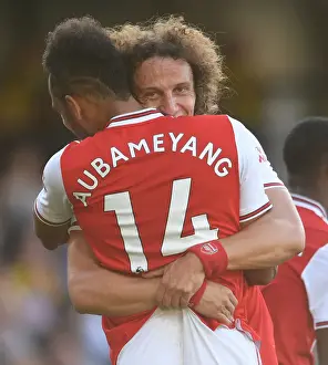 Watford V Arsenal 2019-20 Prints: Arsenal's Aubameyang Scores Brace: Watford vs Arsenal, Premier League 2019-20