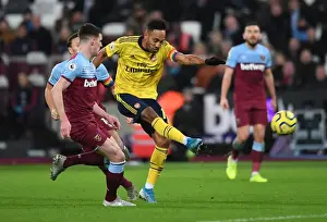 Arsenal's Aubameyang Scores Dramatically in Arsenal vs. West Ham United, Premier League 2019-20