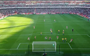 Arsenal V Southampton 2018-19 Prints: Arsenal's Aubameyang Scores at Emirates: Arsenal FC vs Southampton FC