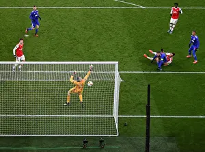 Arsenal V Olympiacos 2019-20 Prints: Arsenal's Aubameyang Scores Europa League Winner: Overpowering Olympiacos at Emirates Stadium