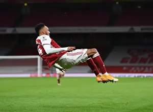 Arsenal's Aubameyang Scores First Goal in Empty Emirates: Arsenal vs. Newcastle (2020-21)
