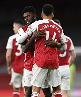 Arsenal's Aubameyang Scores First Goal Against Newcastle in Empty Emirates Stadium