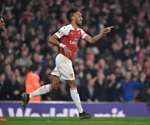 Arsenal's Aubameyang Scores Fourth Goal vs. Bournemouth in 2018-19 Premier League