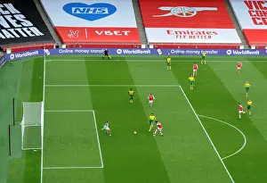 Arsenal's Aubameyang Scores Third Goal vs Norwich City (2019-20)