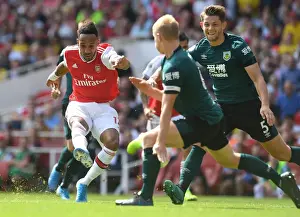 Arsenal's Aubameyang Scores Second Goal Against Burnley in 2019-20 Premier League