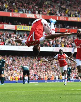 Arsenal V Burnley 2019-20 Prints: Arsenal's Aubameyang Scores Second Goal Against Burnley in 2019-20 Premier League
