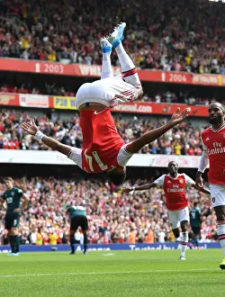 Arsenal V Burnley 2019-20 Prints: Arsenal's Aubameyang Scores Second Goal Against Burnley in 2019-20 Premier League