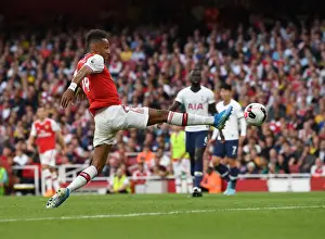 Arsenal's Aubameyang Scores Second Goal Against Tottenham in 2019-20 Premier League