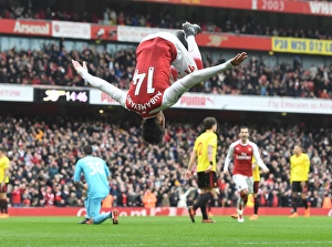 Arsenal's Aubameyang Scores Second Goal vs. Watford (2017-18)