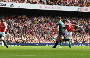 Arsenal V Burnley 2019-20 Prints: Arsenal's Aubameyang Scores Second Goal vs Burnley in 2019-20 Premier League