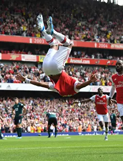 Arsenal V Burnley 2019-20 Prints: Arsenal's Aubameyang Scores Second Goal vs Burnley in 2019-20 Premier League