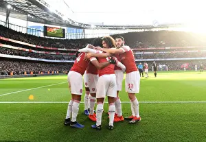 Arsenal V Burnley 2018-19 Prints: Arsenal's Aubameyang Scores Second Goal vs Burnley in Premier League