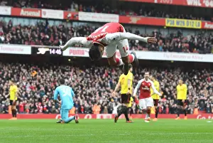 Arsenal's Aubameyang Scores Second Goal Against Watford (2017-18)